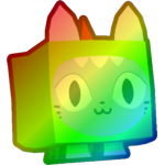 Rainbow Dino Cat