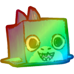 Rainbow Doodle Shark