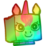 Rainbow Doodle Unicorn