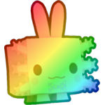 Rainbow Easter Axolotl