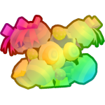 Rainbow Easter Golem