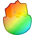 Rainbow Egg Chick
