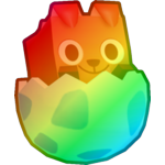 Rainbow Egg Dog