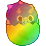 Rainbow Egg Triceratops