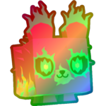 Rainbow Electric Bear