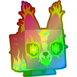 Rainbow Electric Corgi