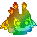 Rainbow Electric Dragon