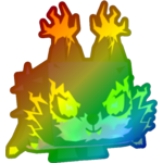 Rainbow Electric Werewolf
