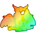 Rainbow Empyrean Corgi