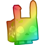 Rainbow Enchanted Bunny