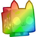 Rainbow Enchanted Cat