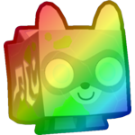 Rainbow Enchanted Raccoon