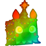 Rainbow Evergreen Unicorn