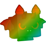 Rainbow Evil Bat