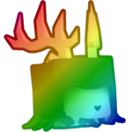 Rainbow Evil Deer
