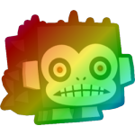 Rainbow Evil Gorilla