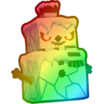 Rainbow Evil Snowman