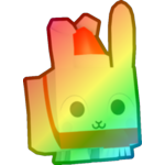 Rainbow Festive Bunny