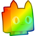 Rainbow Fire Cat