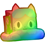 Rainbow Floatie Cat