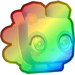 Rainbow Flower Panda