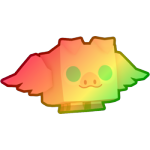 Rainbow Flying Piggy