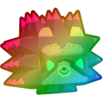 Rainbow Forged Hedgehog