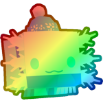 Rainbow Frost Axolotl