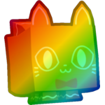Rainbow Gingerbread Cat