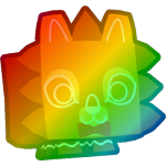 Rainbow Gingerbread Lion