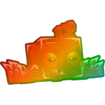 Rainbow Glass Kraken