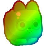 Rainbow Gummy Raccoon