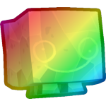 Rainbow Happy Rock