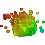 Rainbow Haxigator