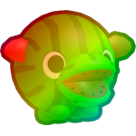 Rainbow Hippomelon Ball
