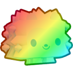 Rainbow Holiday Hedgehog