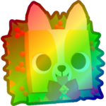 Rainbow Holly Corgi