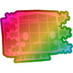 Rainbow Hologram Axolotl