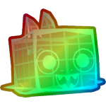 Rainbow Hologram Shark