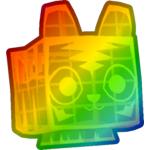 Rainbow Hologram Tiger