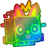 Rainbow Holographic Corgi