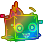 Rainbow Holographic Shark