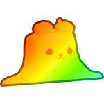 Rainbow Honey Bear