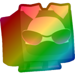 Rainbow Hooded Piggy