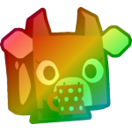 Rainbow Hot Cocoa Cow