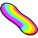 Rainbow Hoverboard