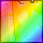 Rainbow Huge Angel Cow