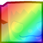 Rainbow Huge Angry Yeti