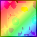 Rainbow Huge Anime Unicorn