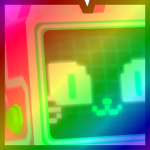 Rainbow Huge Arcade Cat